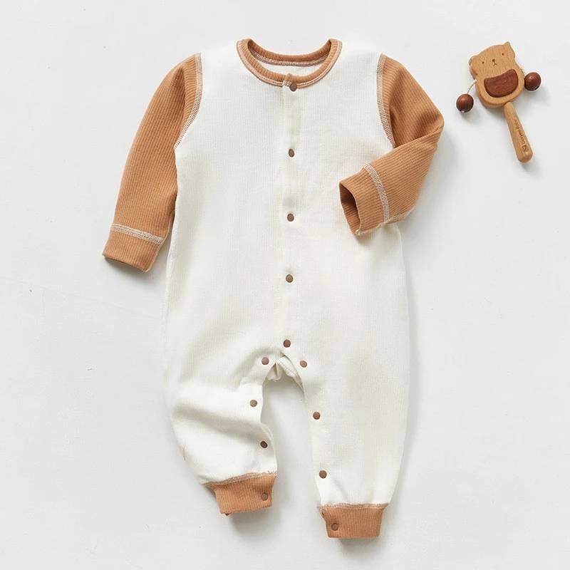 Baby Ribbed Cotton Romper high quality